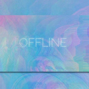 Twitch Banner Package - Angels In Cognitive Dissonance, twitch video player banner, twitch profile banner, twitch art, twitch offline banner