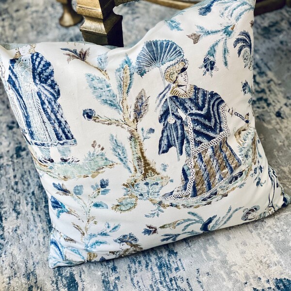 Designer Pillows Thibaut Etsy