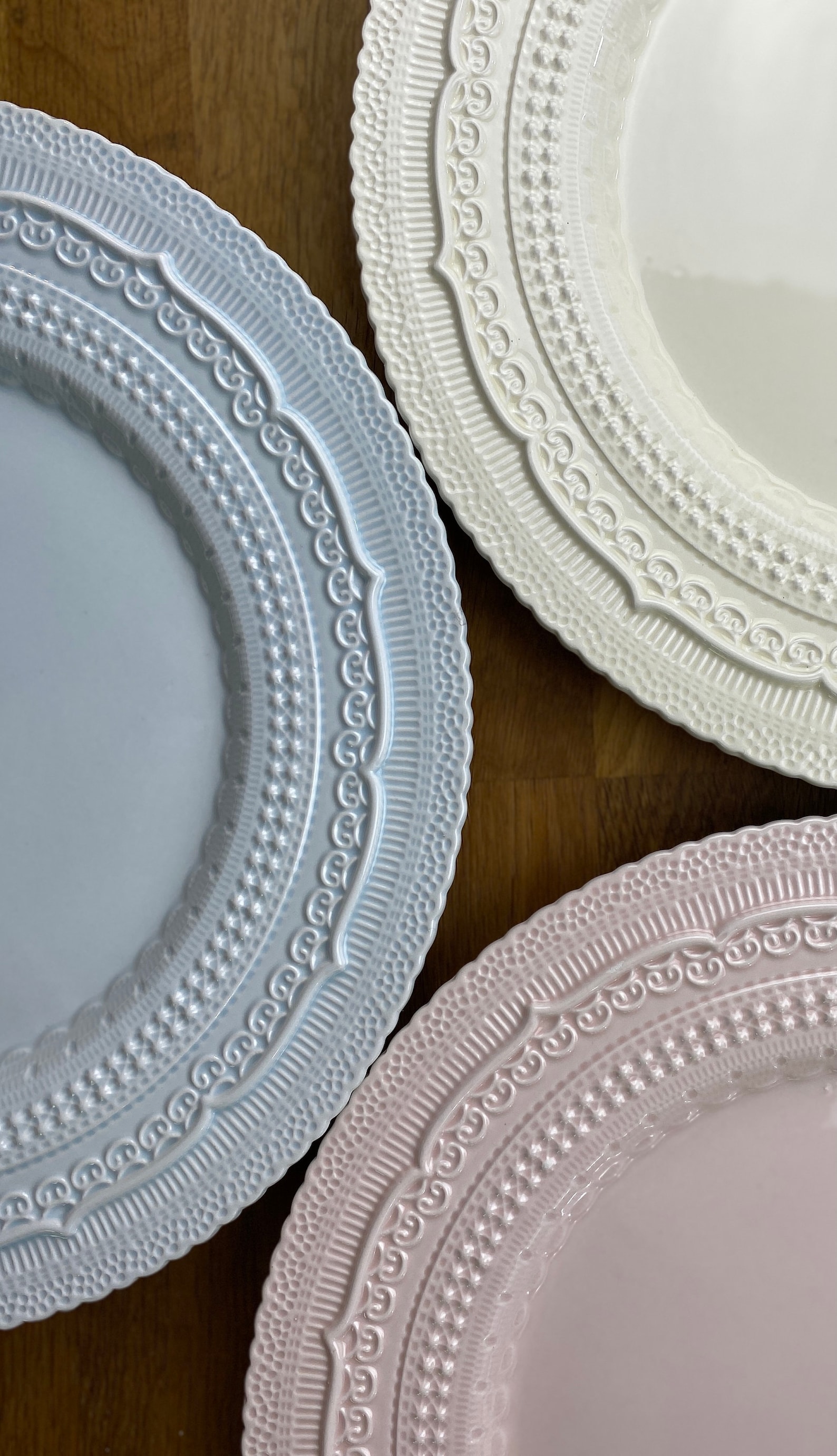 Ceramic charger plate Dusty Blue Etsy