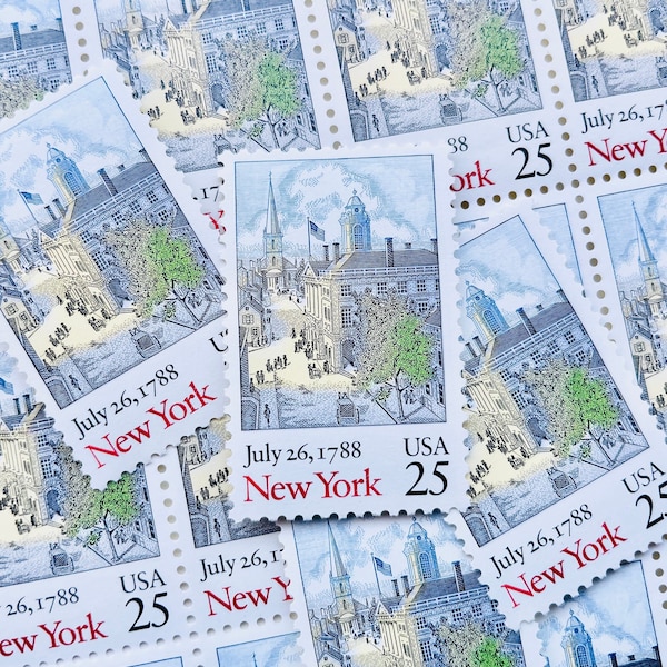 New York Stamp Etsy
