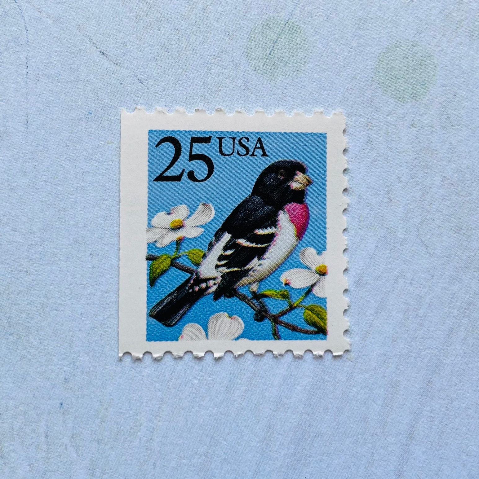 25c Happy Birthday Stamps .. Vintage Unused US Postage Stamps .. Pack of 5  – treasurefoxstamps