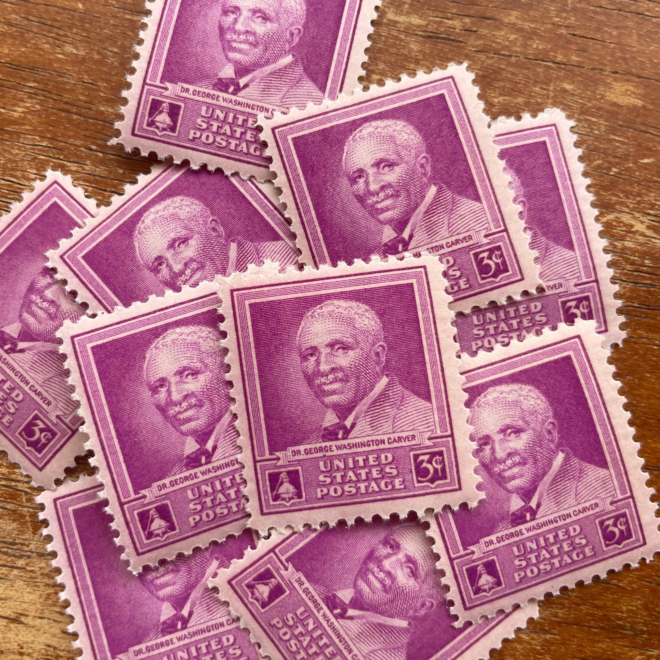 アメリカジョージ・ワシントン3セント使用済切手パープル／バイオレット Purple 3 cent george washington stamp - Etsy 日本