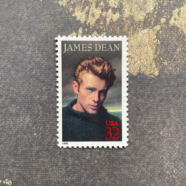 James Dean Stamps Etsy