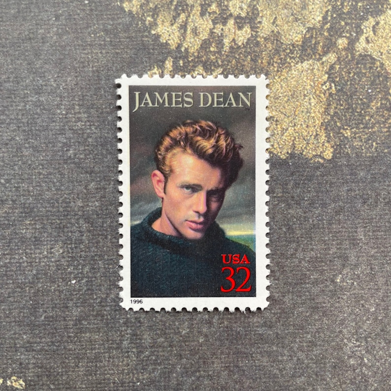 5 James Dean 32 Cent Vintage Postage Stamps. Legends of Etsy