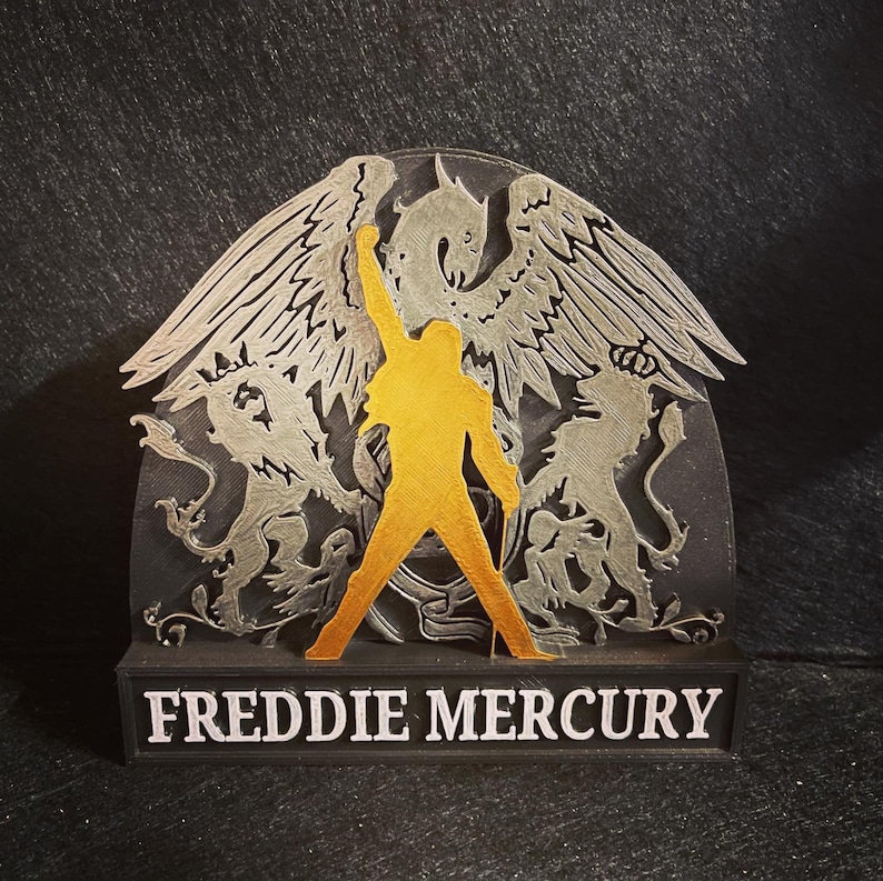 Freddie Mercury Queen Action Figure Gift Idea Nerd Geek Collecti