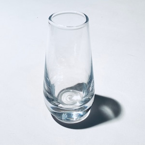 Clear Glass Cylinder Vase / Vintage Decor 70s