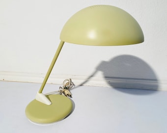 SENECA Light Green Desk Lamp / Vintage Decor 1970s