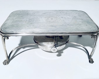 Mappin & Webb Ltd. Silver Plated Food Warmer / English Silverware Decor 1906