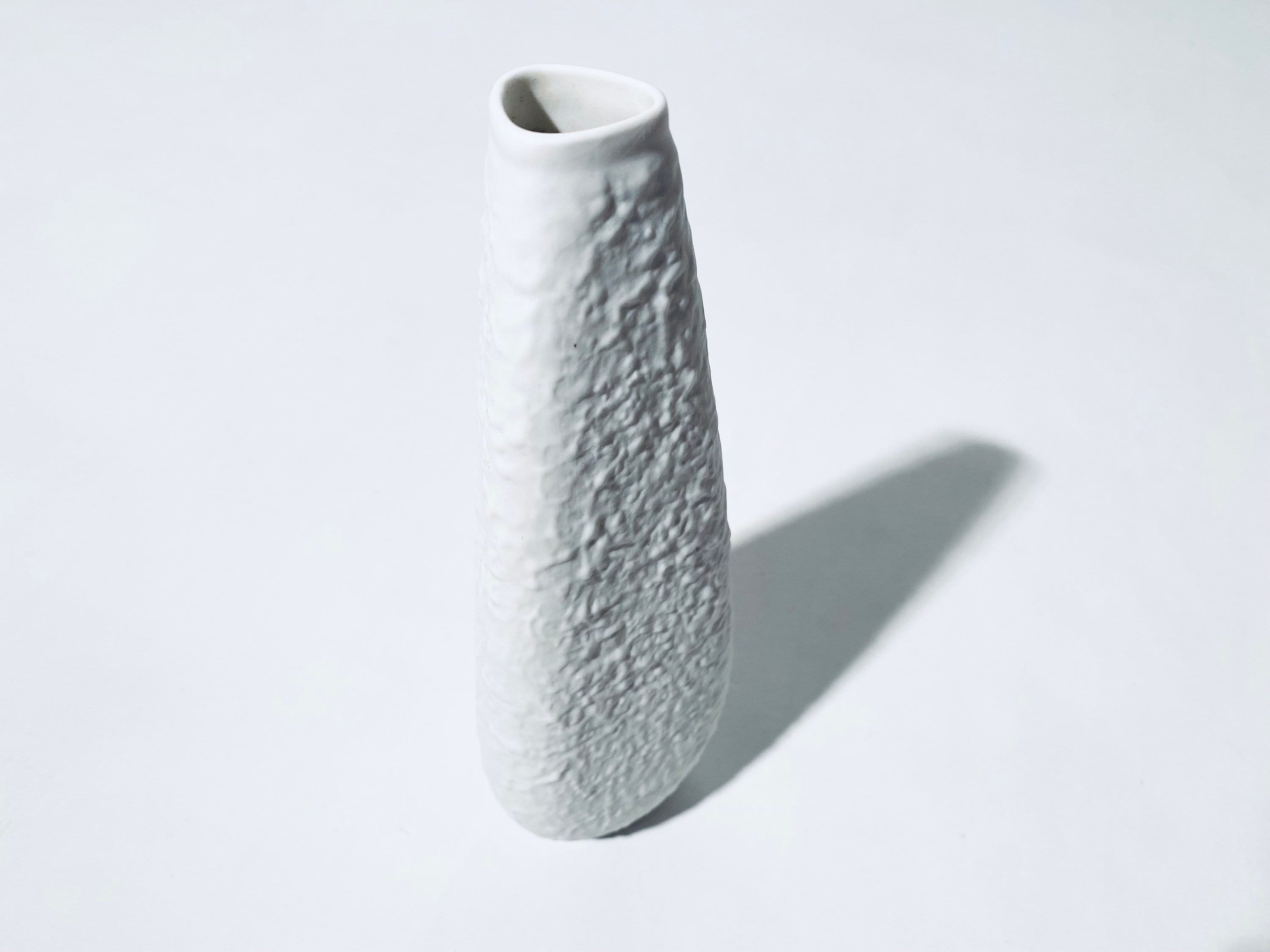 Metzler & Ortloff White Biscuit Porcelain Vase/1960S Gdr Vintage Decor