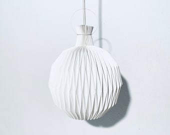 Le Klint 101 White Geometric Hanging Lamp / Vintage Decor 1960s