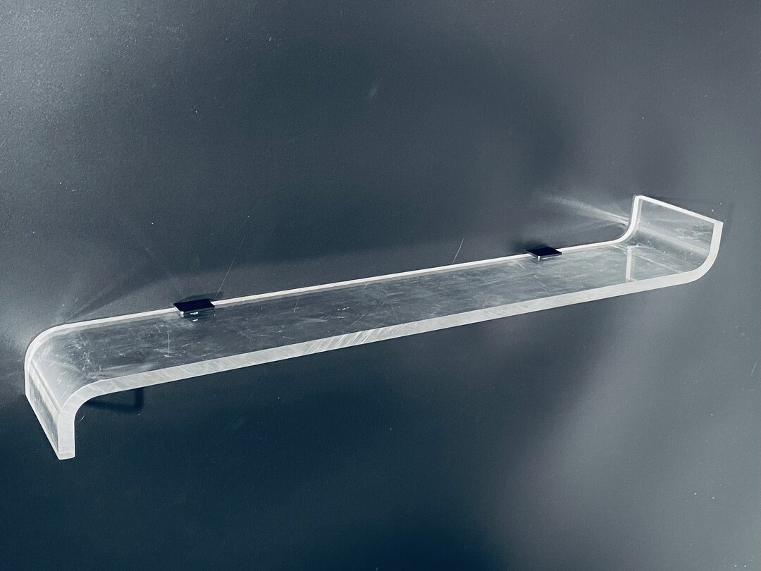 Perspex Acryllic Plastic Shelf Display / Vintage Home Decor 80s Etsy