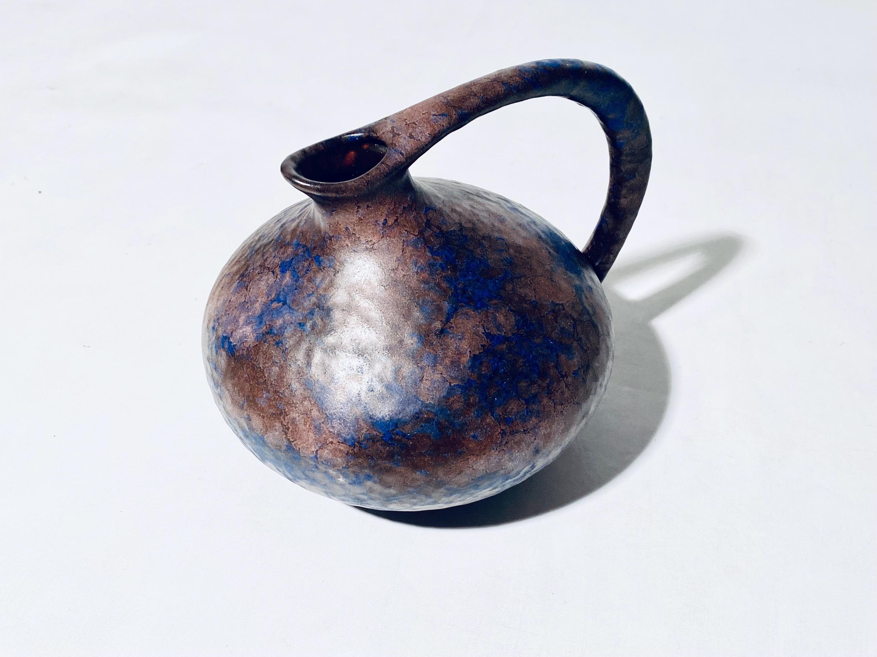 ドイツ ルシャ Ruscha 陶器 花瓶 ヴィンテージ 約51x30 美しい釉薬 ドイツ ルシャ Ruscha 陶器 花瓶 ヴィンテージ 約51x30 美しい