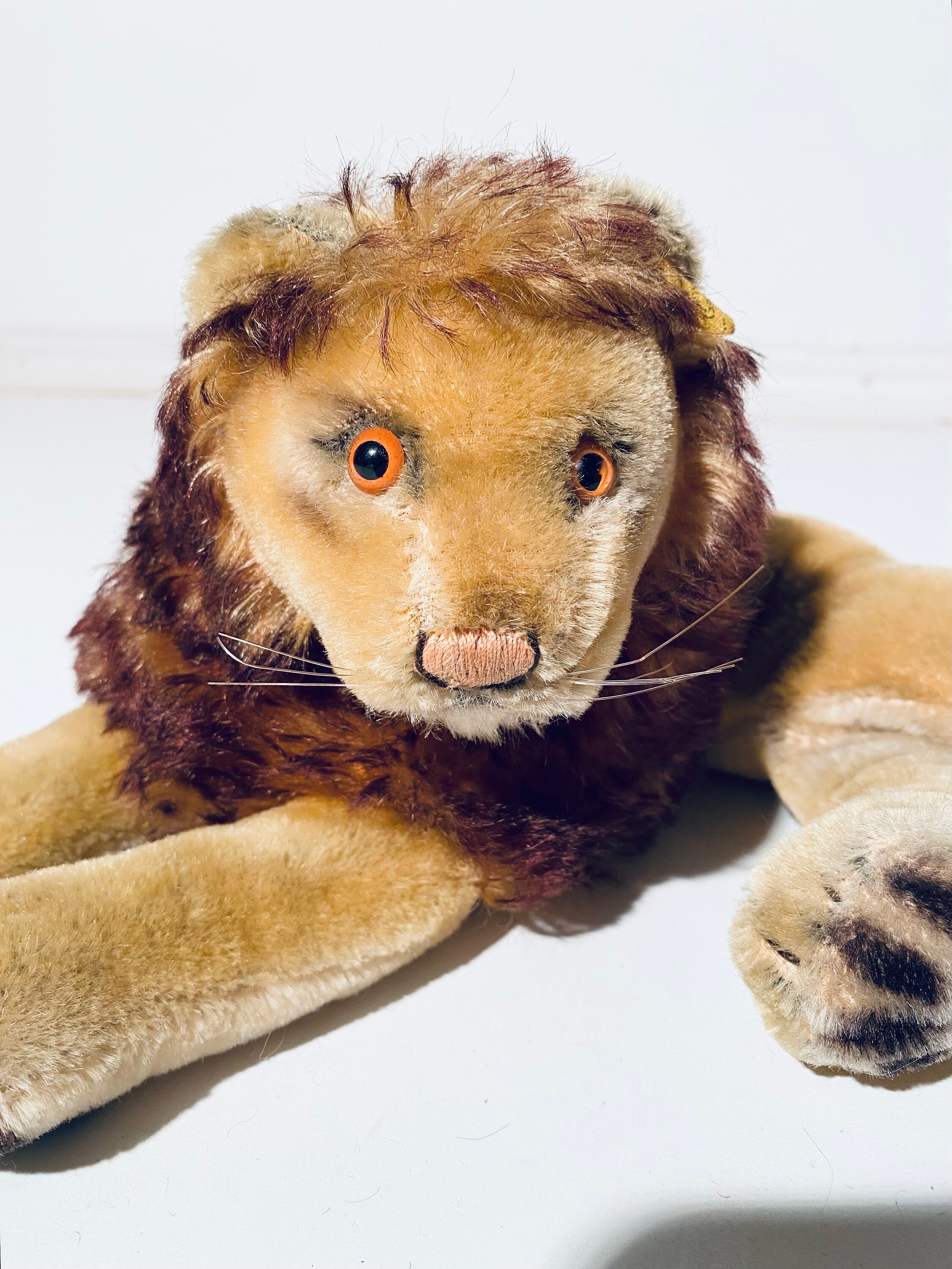 Vintage Steiff Stuffed Lion Toy 'leo' / 1950s Germany - Etsy