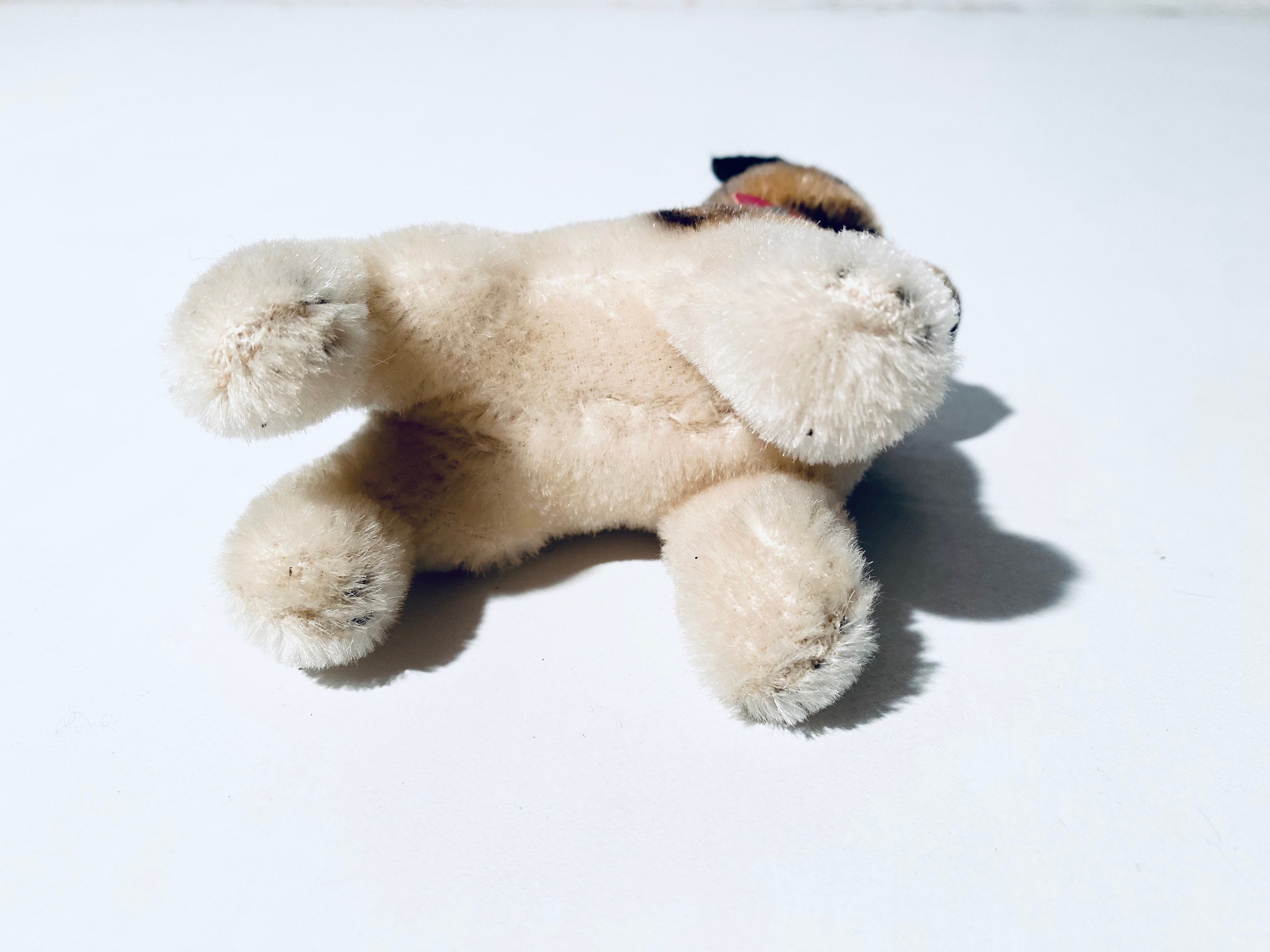 Steiff Stuffed Dog Toy “bully” Bulldog / 1950s Vintage / Germany