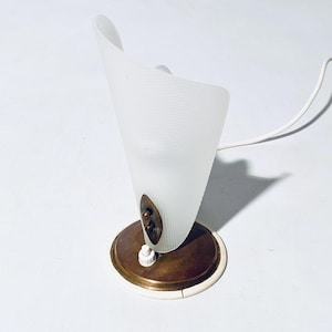 Rockabilly Table Lamp / Small Mid-Century Bedside Lamp / Vintage 1950s Design