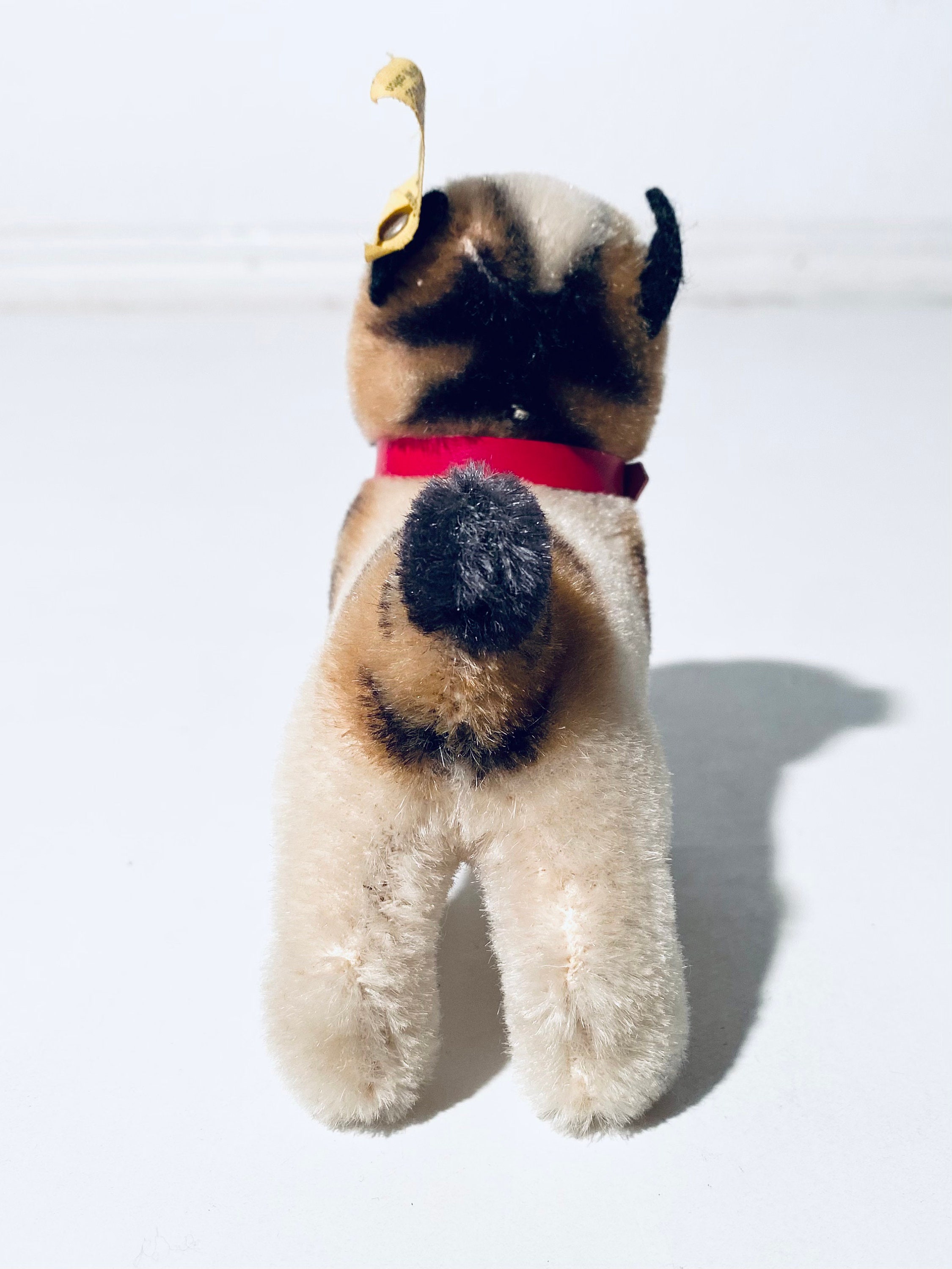 Steiff Stuffed Dog Toy “bully” Bulldog / 1950s Vintage / Germany