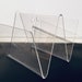 Plexiglass Perspex Magazine Newspaper Rack / Italy / 1980s Vintage ...
