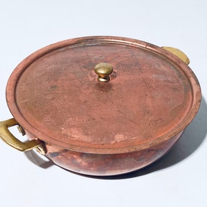 Traditional Spring Copper Cooking Pot / Made in Switzerland / Sheraton Hotel Frankfurt image 1