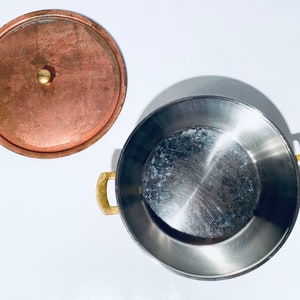 Traditional Spring Copper Cooking Pot / Made in Switzerland / Sheraton Hotel Frankfurt image 5