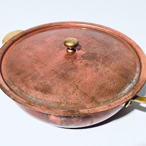 Traditional Spring Copper Cooking Pot / Made in Switzerland / Sheraton Hotel Frankfurt image 7