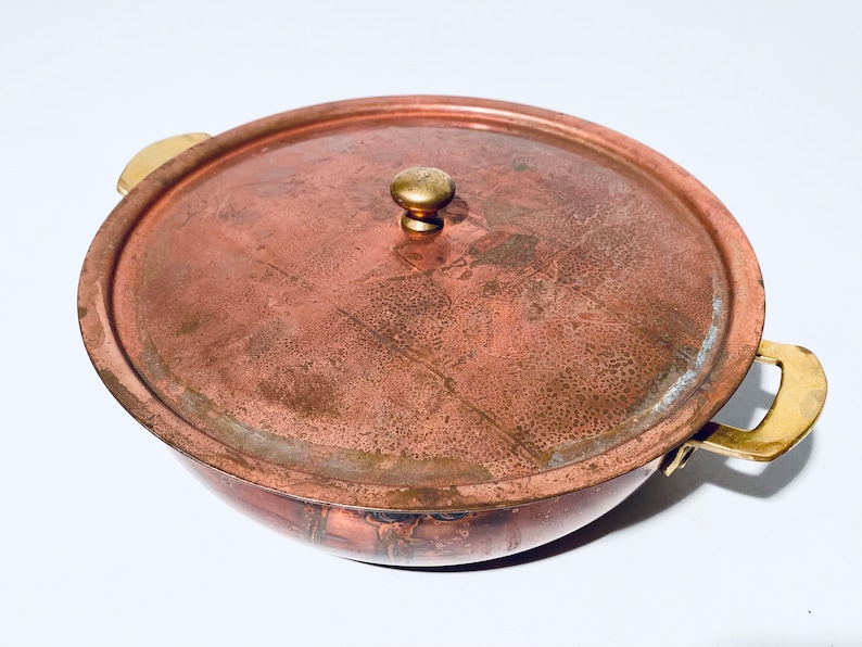 Traditional Spring Copper Cooking Pot / Made in Switzerland / Sheraton Hotel Frankfurt image 7