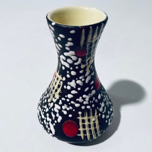 Carstens Tönnieshof Hawaii Handpainted Small Ceramic Vase / Vintage Decor 1950s