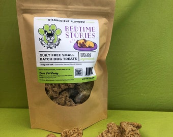 Bed Time Stories - Calming Soothing and Relaxing Dog Treats - Made with chamomile - NO CHEMICALS!!