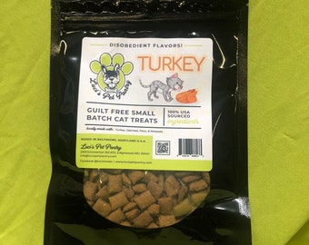 Turkey All Natural Cat & Kitten Treats! 5 Flavors Available!