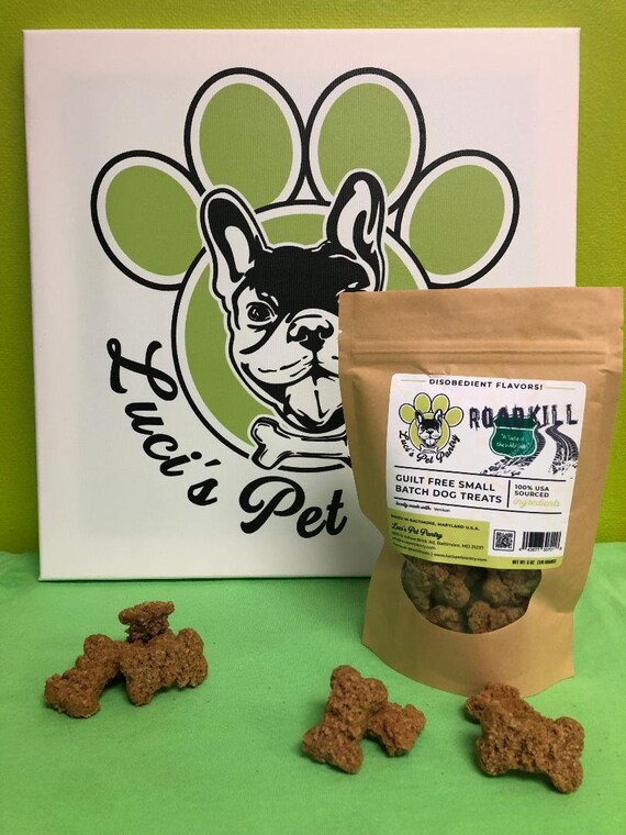 Roadkill Venison Biscuits Homemade Dog Puppy Treats 6 Oz. Treat Bag Etsy