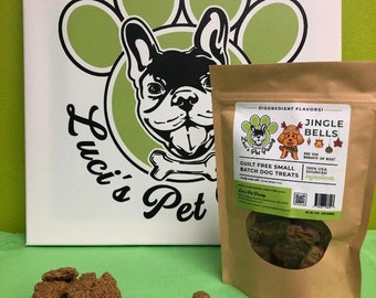 Galletas para perros Jingle Bells: Galletas navideñas de jamón y miel (170 g)