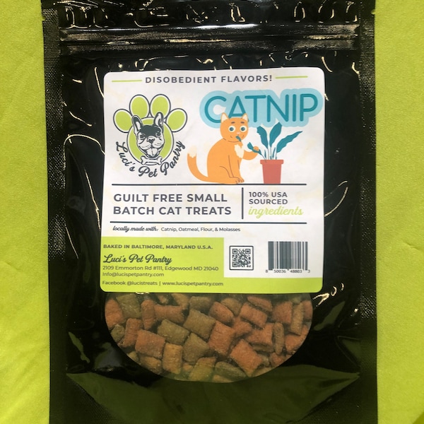 Cat Nip All Natural Cat & Kitten Treats! 5 Flavors Available!