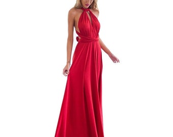 multiway dress halter neck