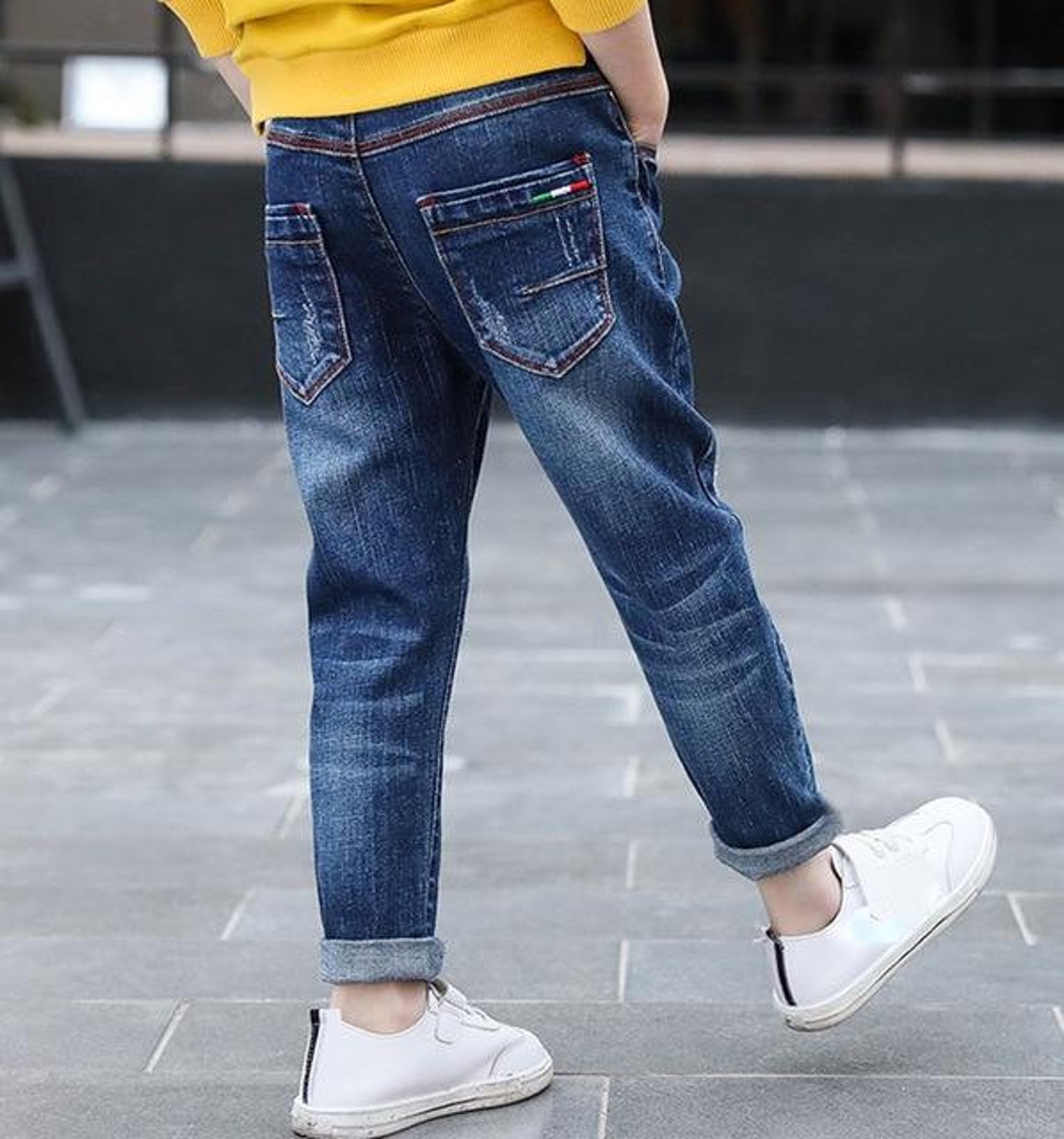 Boys Denim Casual Jeans Trousers | Etsy