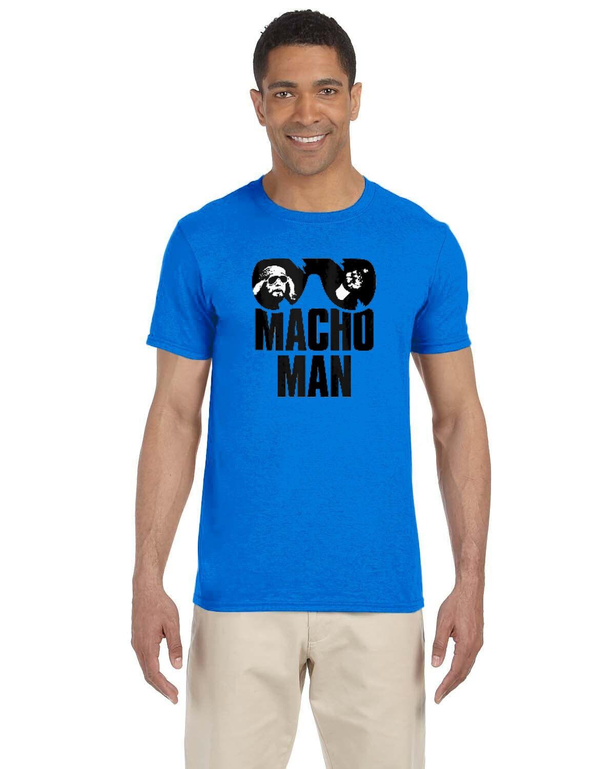 Discover Macho Man Caricature Unisex Tshirt