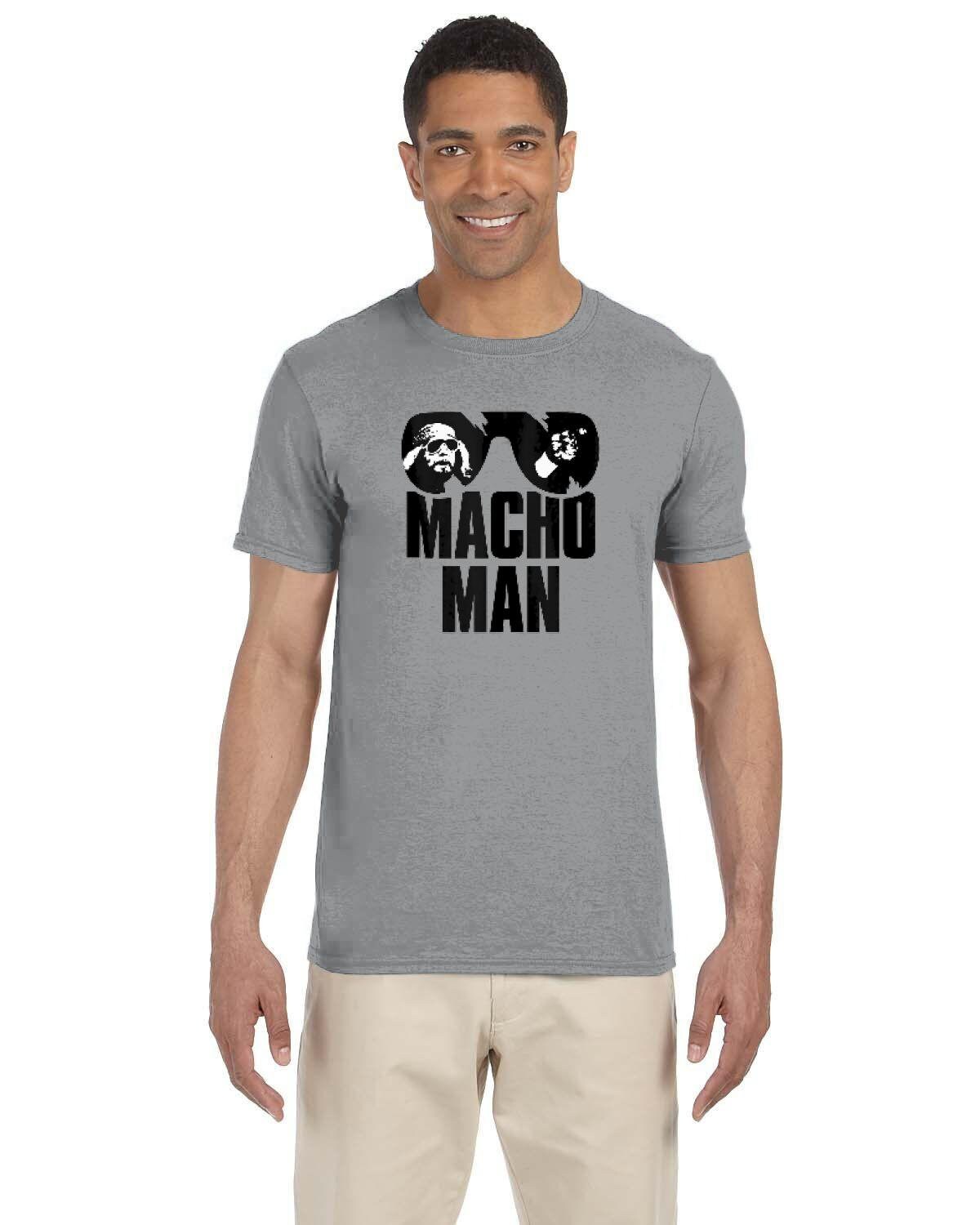 Discover Macho Man Caricature Unisex Tshirt