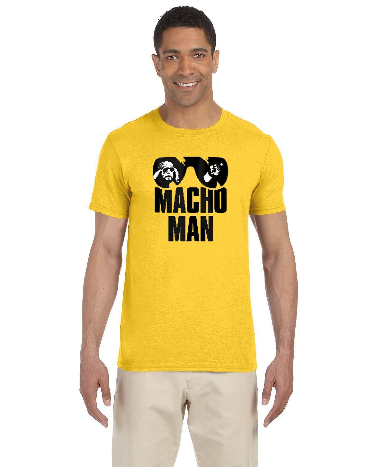 Discover Macho Man Caricature Unisex Tshirt