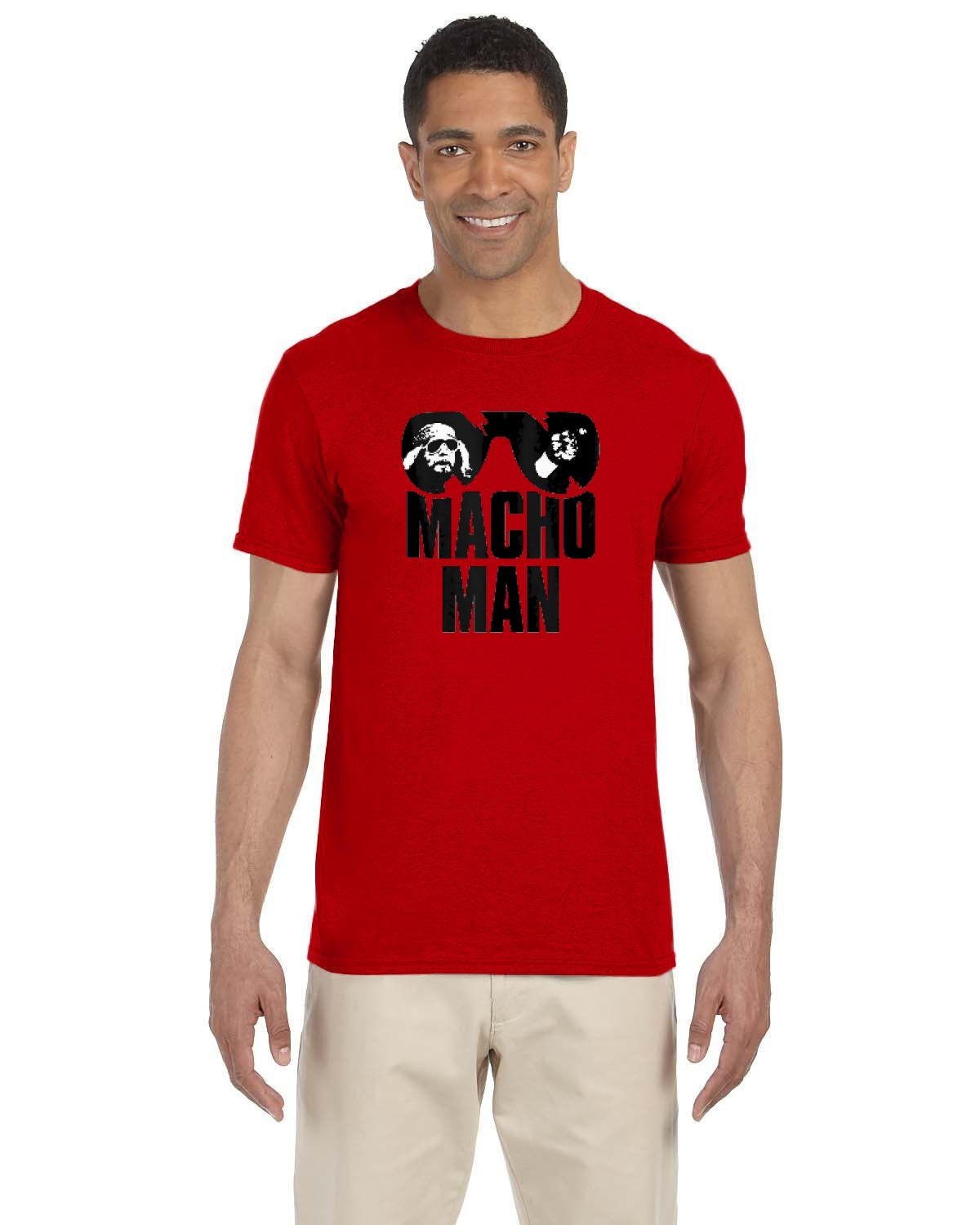 Discover Macho Man Caricature Unisex Tshirt