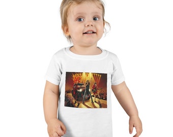 BABY BODY AC DC HELLS BELLS 1 ROCK METAL LANGARM/KURZARM BLACK 