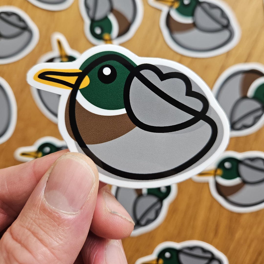 High Quality Vinyl Mallard Borb Sticker - Etsy