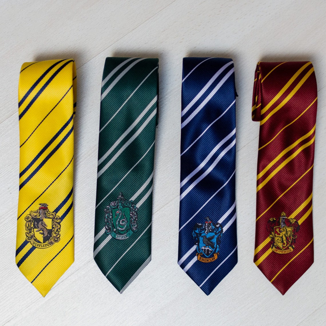 Slytherin Student Tie Harry Potter Necktie Harry Potter | Etsy