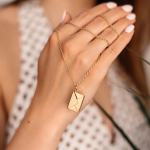 Love Letter Necklace • Love Necklace • Personalized Necklace • Couples Gift • Perfect Gift • Gift for girlfriend • Gift for mum • Necklace