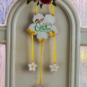 ITH Sign Happy Easter Lettering Embroidery File 13x18