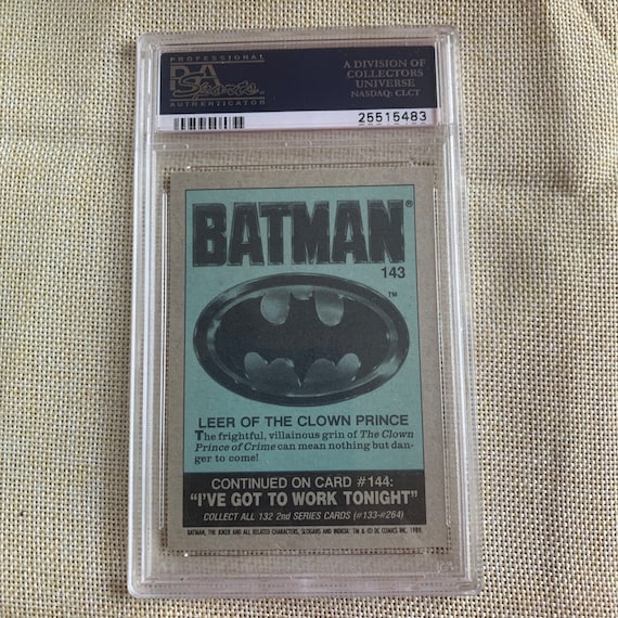 1989 Topps Batman Card of Joker Gem Mint 10 only 1