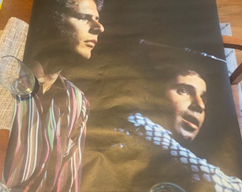 Póster de Simon & Garfunkel de 1971 Raro