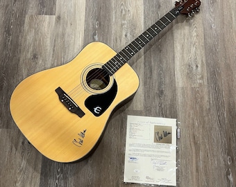 Chet Atkins firmó guitarra acústica Gibson JSA auténtica