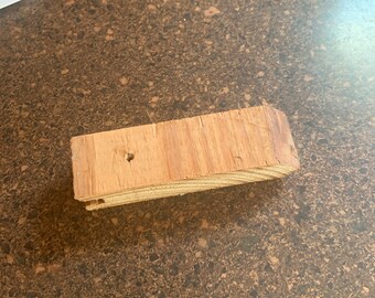 Hank Williams Sr. Piece of Wood From His First House Louisiana Hayride Years