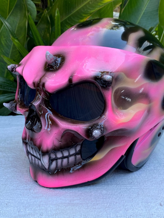 dot motorcycle helmets military Hot Leathers HLD1049 Camo Matte Green Skull Cap Half Helmet Approved BassPro Color:Twilight Galaxy/Lunar Blue FMA EX SAR Helmet If your head measures