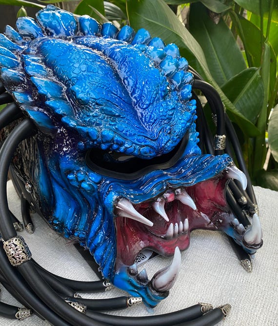 alien skull motorcycle helmets Helmet Cover Pinlock ready Whats in the Box Alien Predator Motorcycle Helmet: Custom