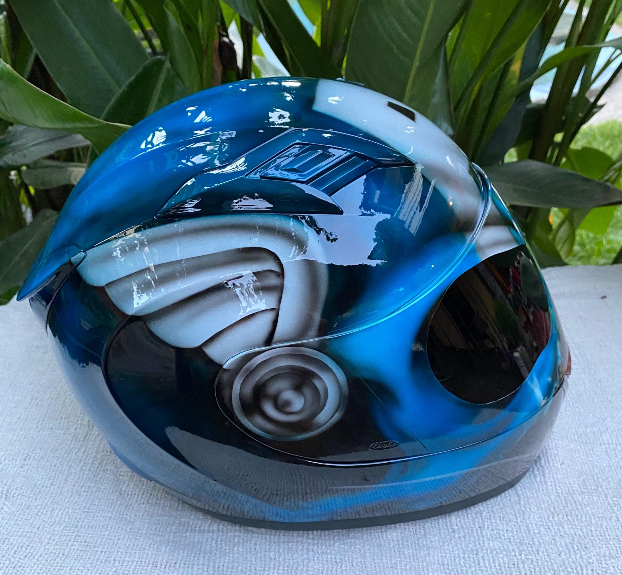 shoei gt-air helmets Hedonist Crème | Open Face Motorcycle Helmet | M Child Bike Helmet wicking faux suede interior Bell M.8 Racing Helmet Color:Sea Foam Green