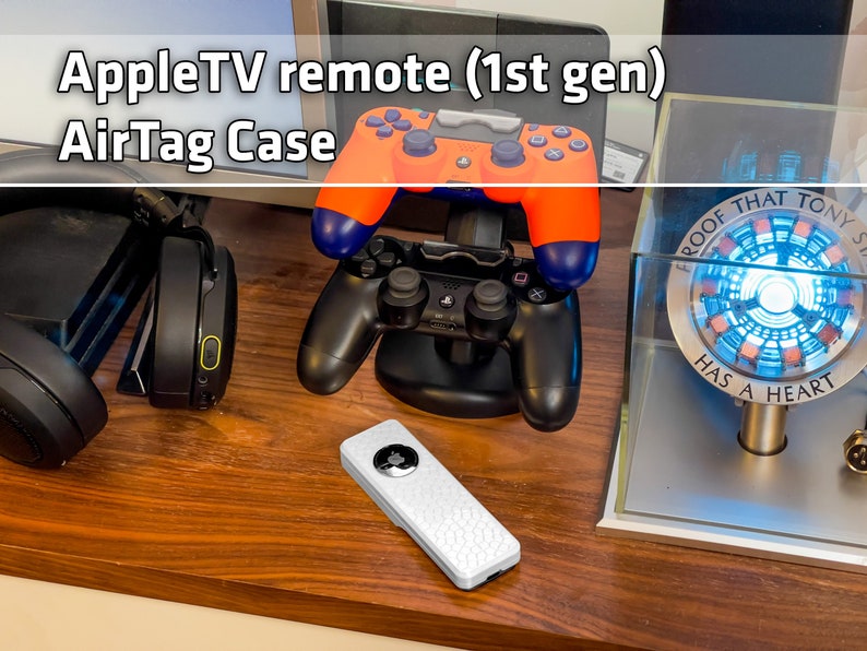 AppleTV remote 1st gen AirTag case image 1